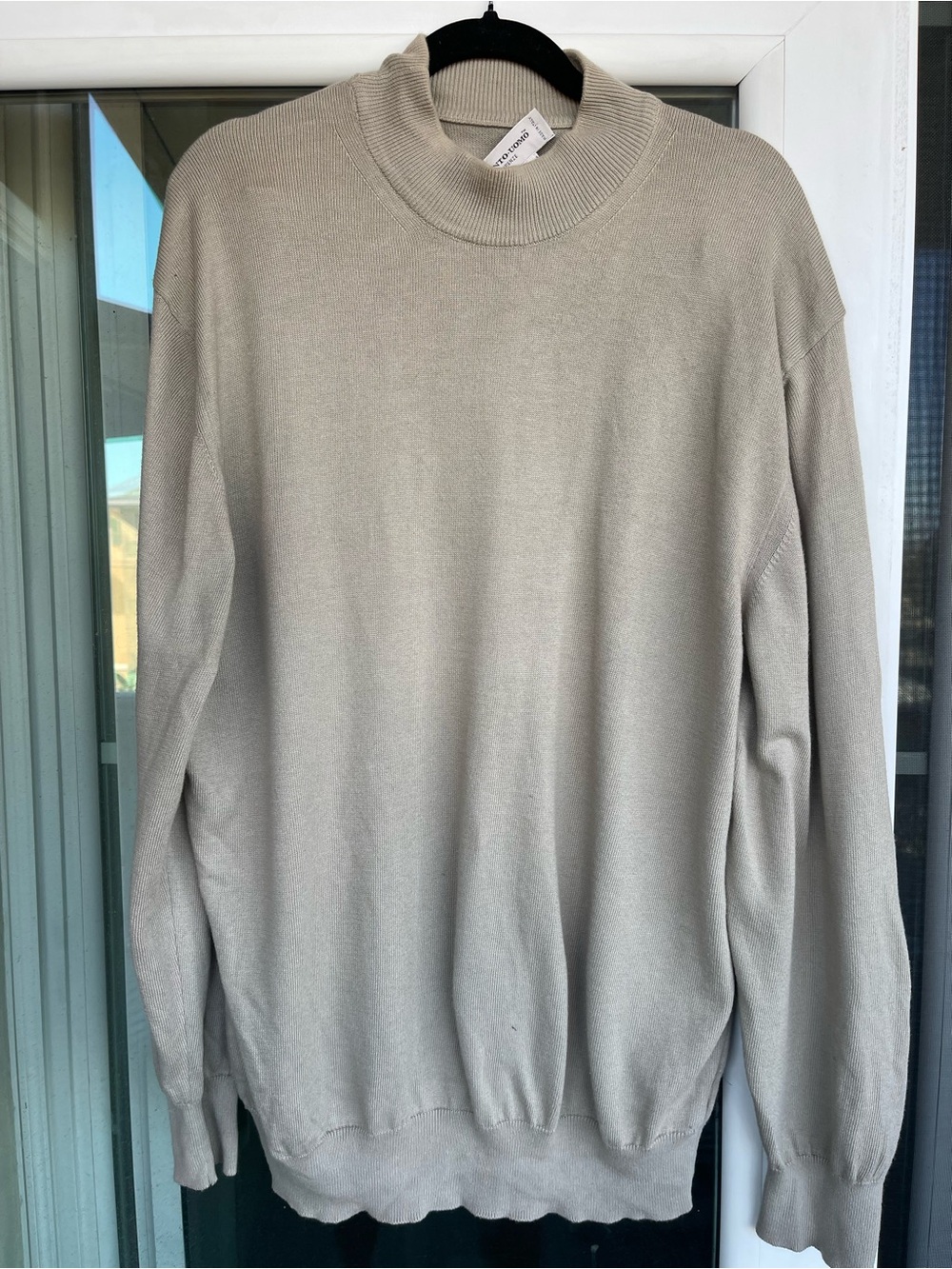 Pronto Uomo Light Beige Turtleneck Sweater